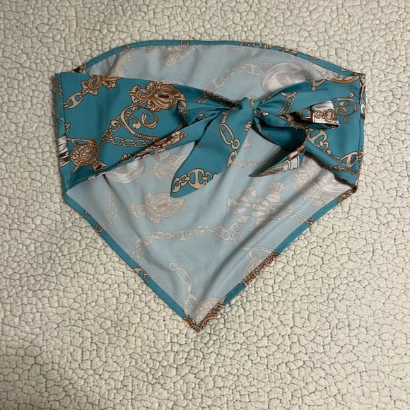 ZAFUL Scarf Tie Top - Picture 2 of 3